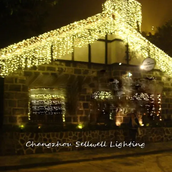 GREAT!Holiday light wedding decoration 1*6m LED star lamp H266