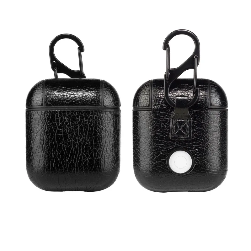 Чехол для наушников AirPods из натуральной кожи беспроводные bluetooth наушники чехол для AirPods защитный чехол для Apple Airpods