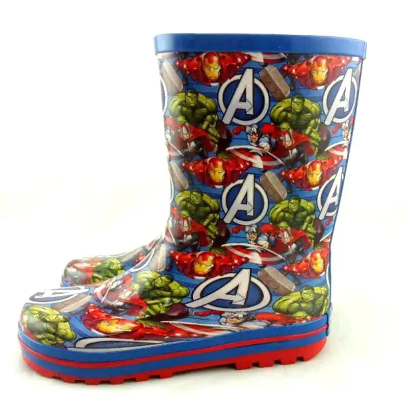 Новинка 2019 сапоги от дождя для мальчиков Супергерои из фильма мстители|Сапоги| |