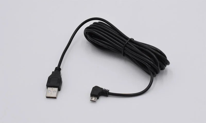 XCGaoon 3,5 метров 11.48ft Micro USB кабель для зарядки автомобиля(изогнутый справа) для автомобиля dvr камера видеорегистратор/gps/PAD и т. д