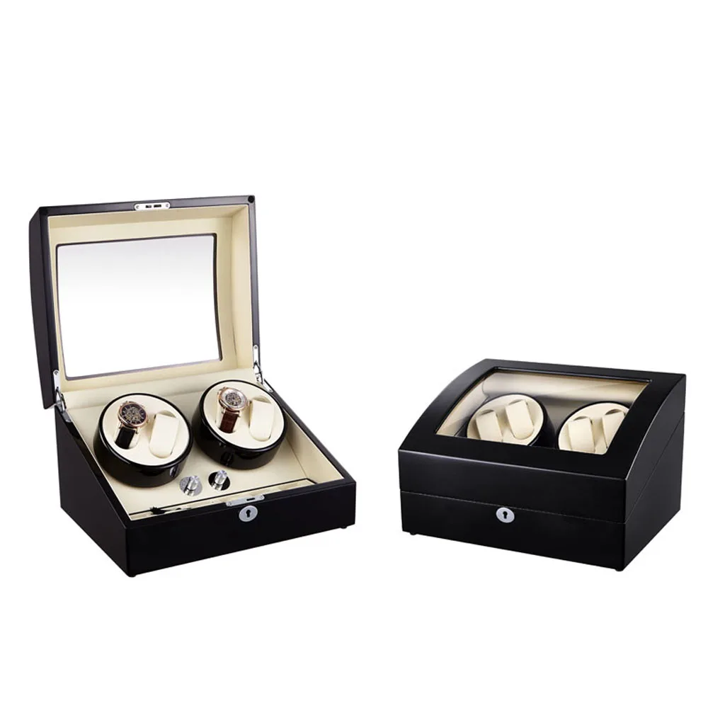 Winder Watch LT деревянный автоматический поворот 4 + 6 часов Storage Case Display Box (внешняя
