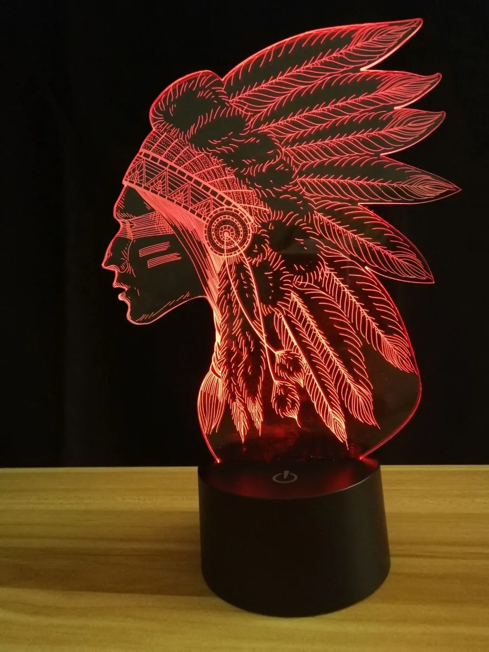 Главная 3D Светодиодная настольная лампа | Лампы и освещение