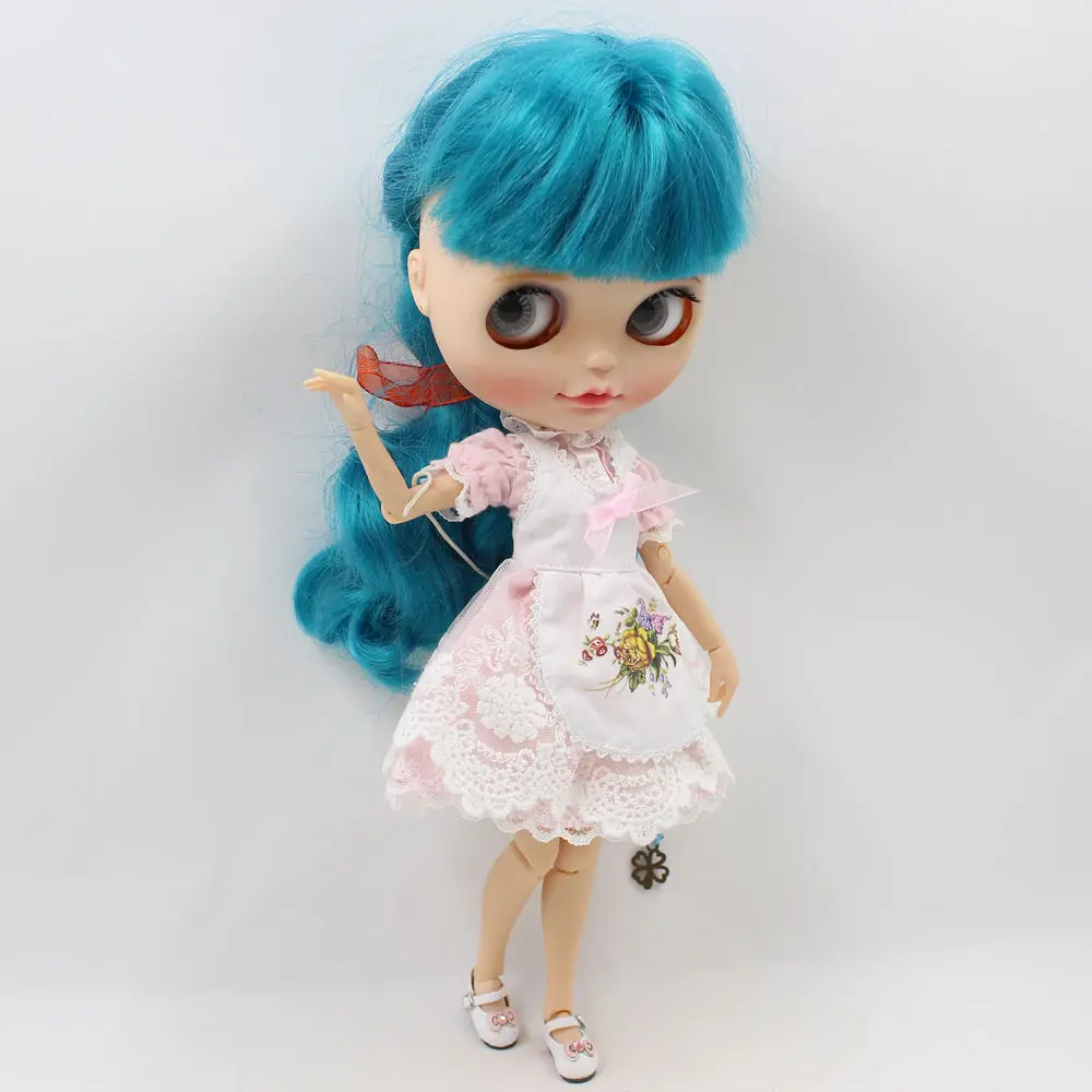 Наряды для куклы Blyth синее и розовое платье милый простой наряд 1/6 BJD ICY DBS | Игрушки