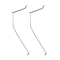 20pcs stainless wire arms balance saltwater fishing rig arms branches with swivels 20cm 30cm 40cm