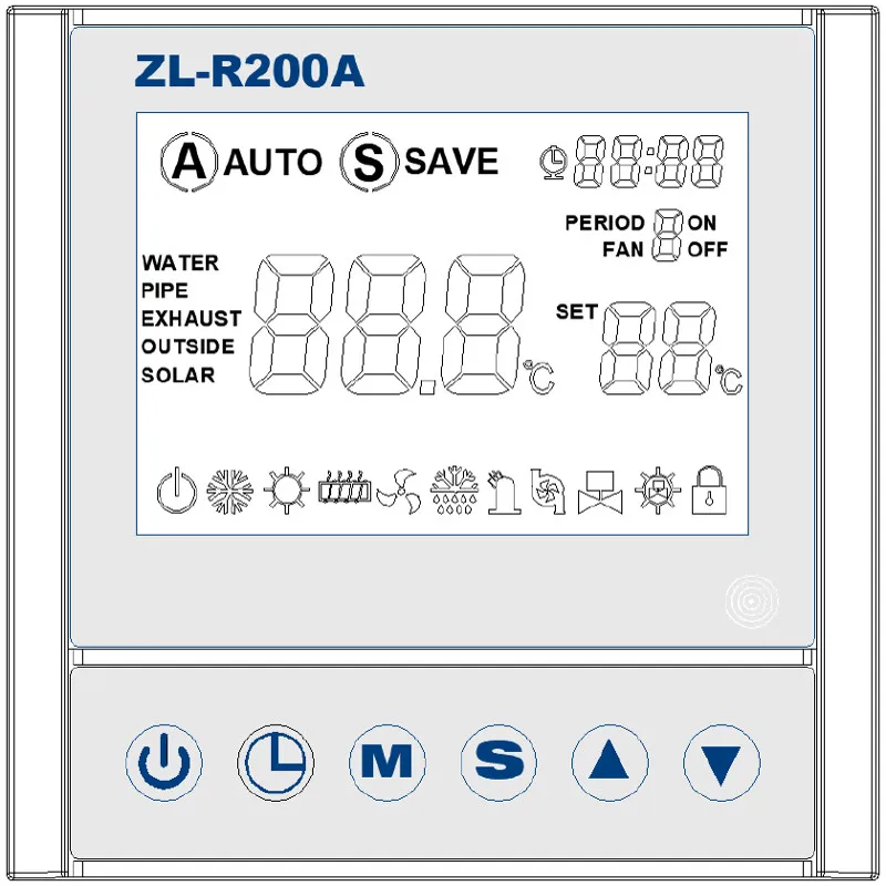 zl r200a universal air source heat pump water heater controller heat pump air to hot water heating controller lilytech free global shipping