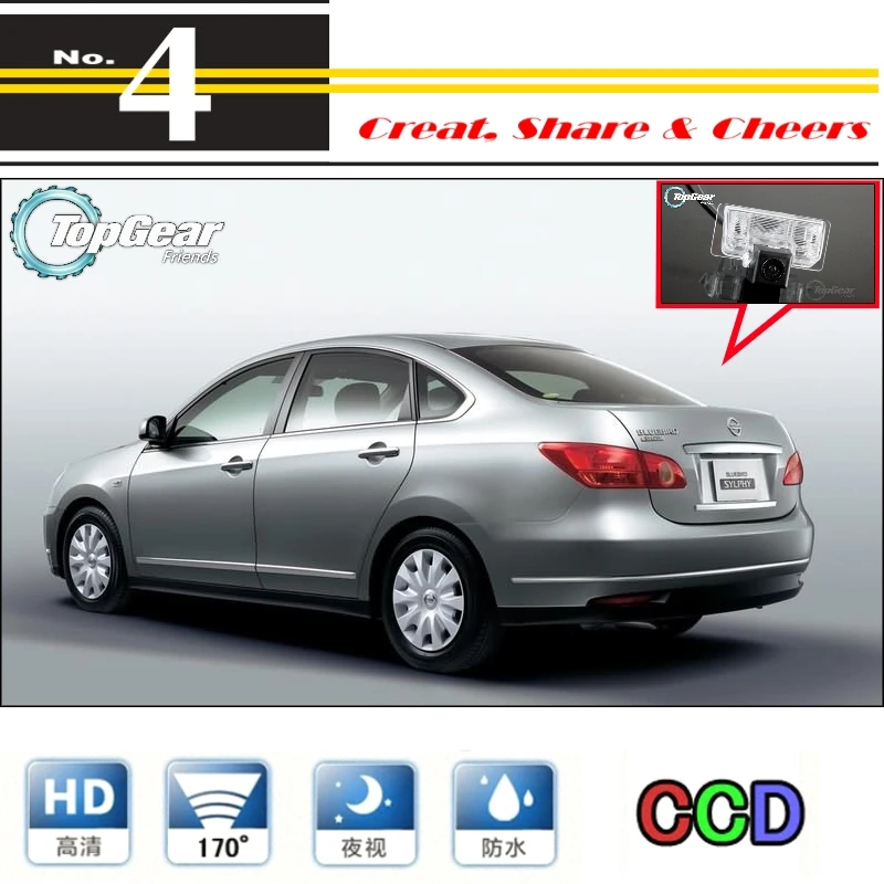 Автомобильная камера заднего вида для Nissan BlueBird Sylphy G11 2005 ~ 2012 с высоким