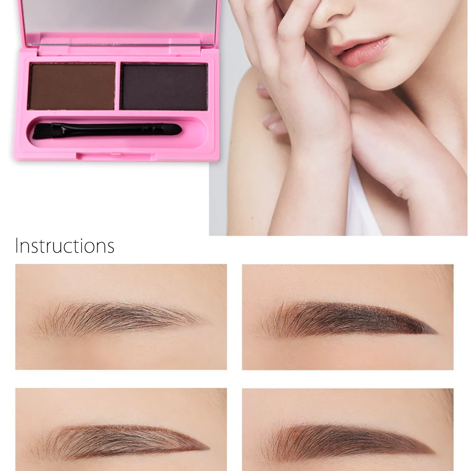 3CE Eunhye House бренд EyesMakeup карандаш для бровей 2 цвета долговечный легко носить натуральные глаза двухцветная пудра для бровей