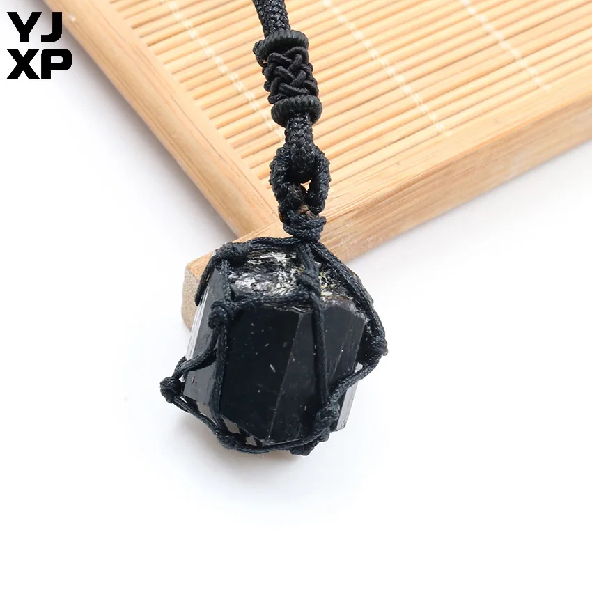 YJXP 1 шт. черная конопляная обернутая искусственная ткань необычная подвеска