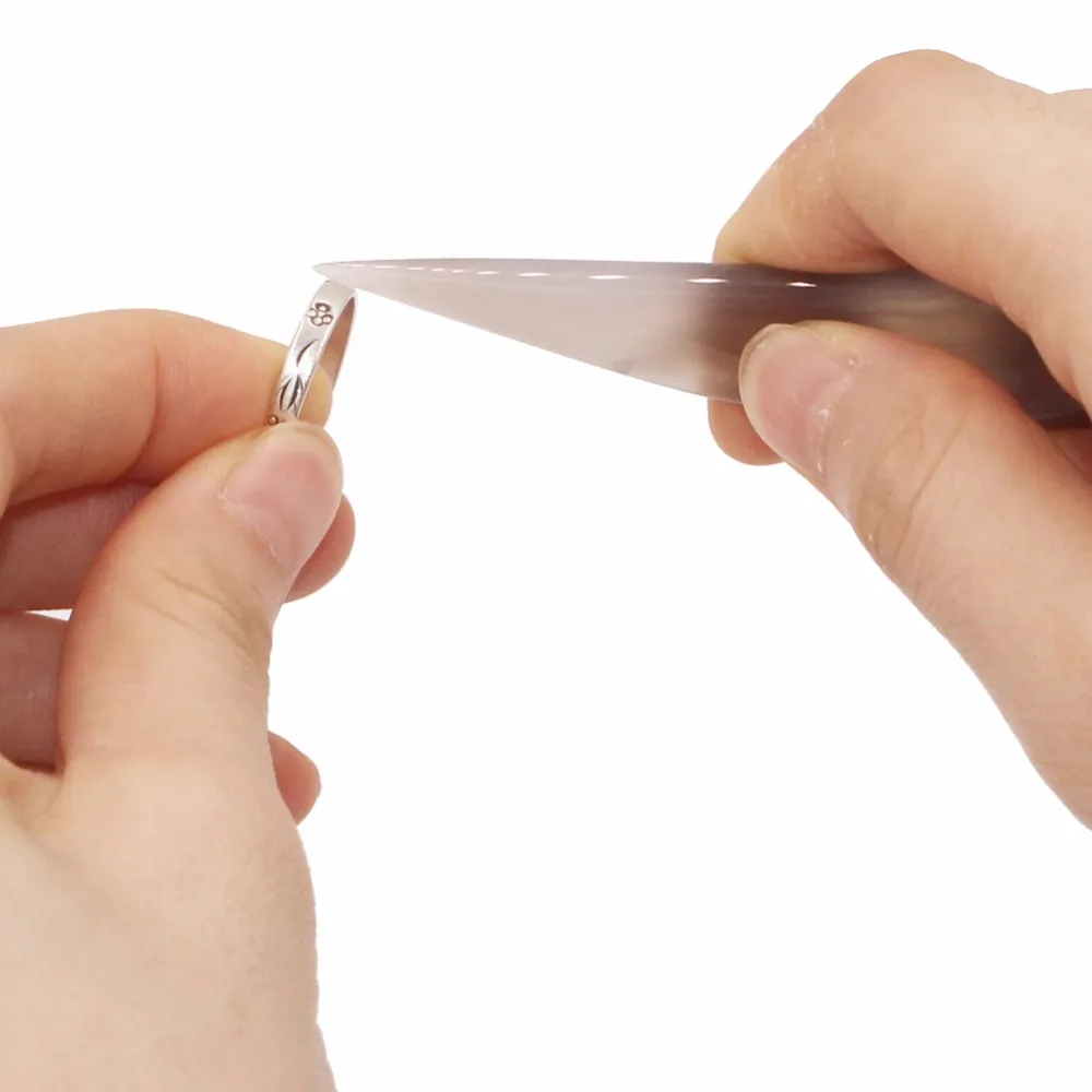 

Agate Burnisher Knife Craft Jewelry Polishing Tool for Gold and Sliver 5-Pieces Without Handle Knife Shape