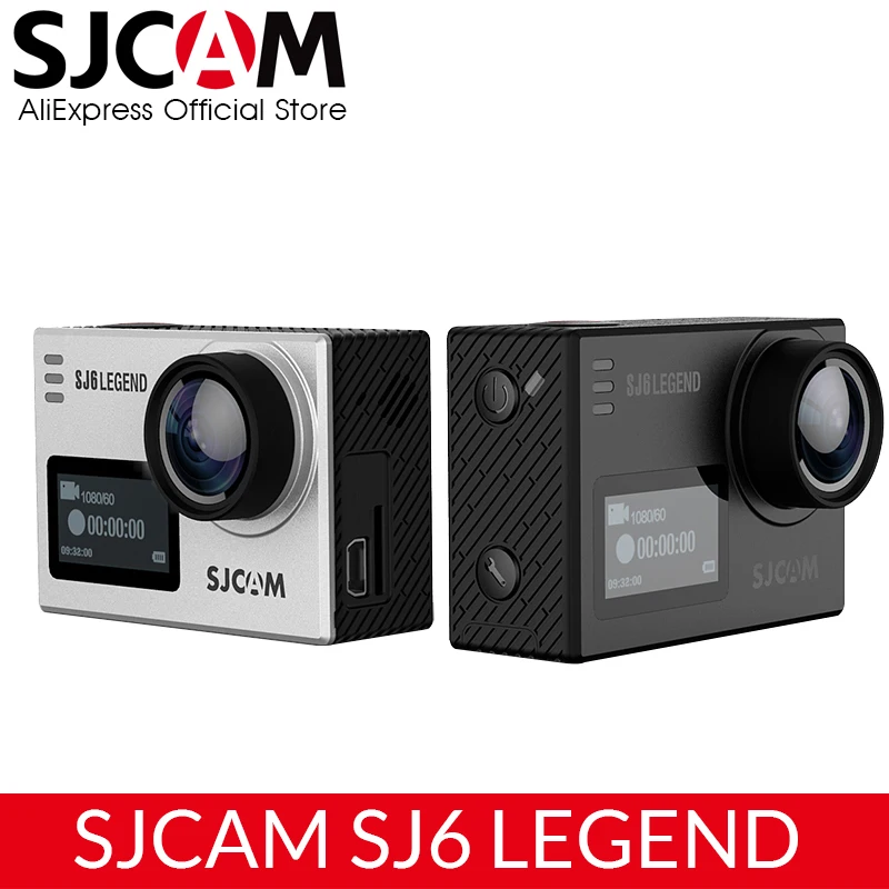 SJCAM SJ6 Legend 4K 24fps Ultra HD Notavek 96660 Водонепроницаемая экшн-Камера 2," с сенсорным экраном и дистанционным управлением wifi RAW Sports DV