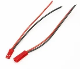 5 пар/лот * 20AWG Силикагель кабель 100 мм штекер + гнездо JST разъем с анодом и катодным