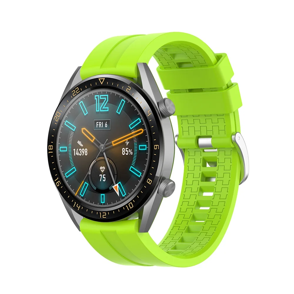 Ремешок силиконовый для Huawei Watch GT / Active Honor Magic модный прочный мягкий браслет