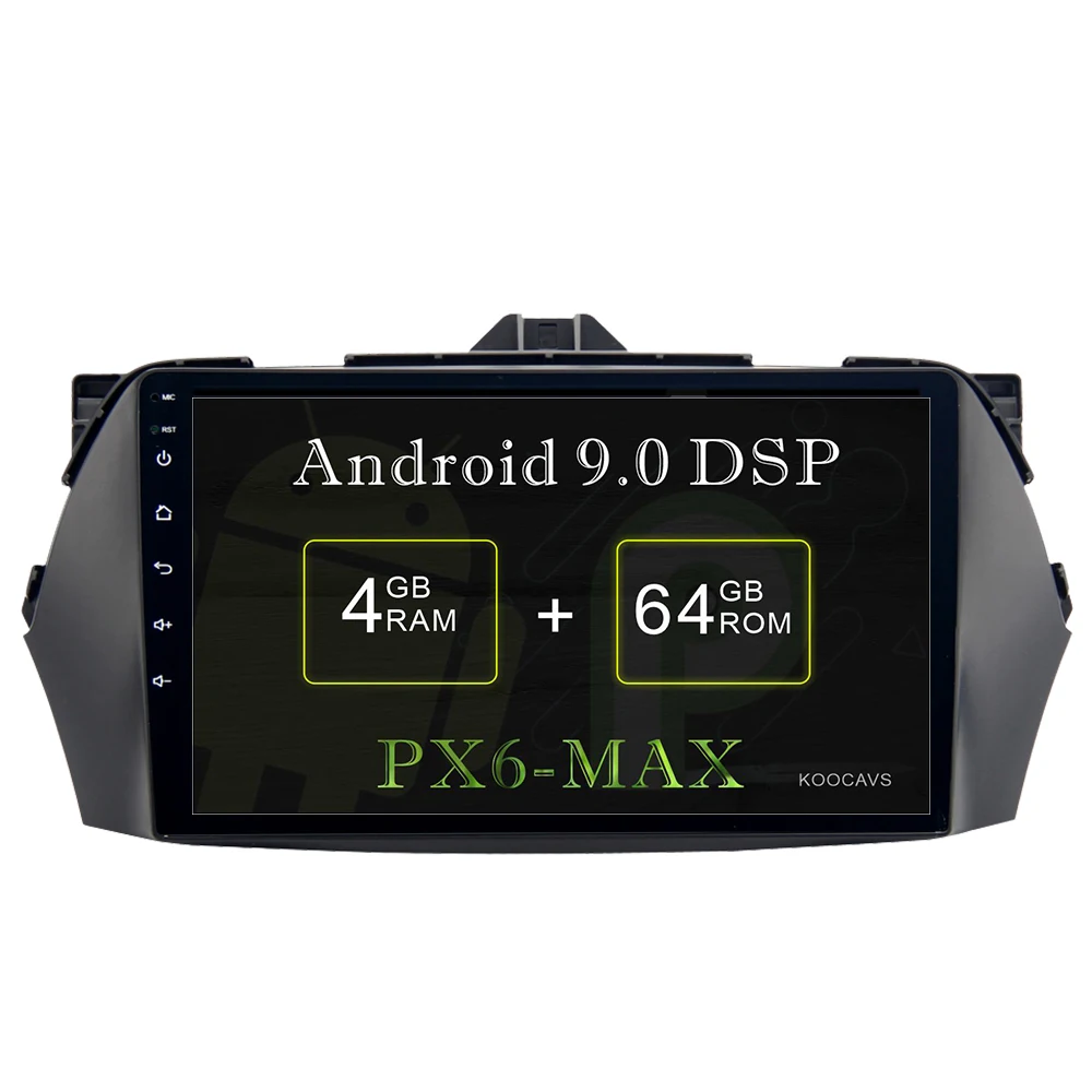 Автомобильный мультимедийный проигрыватель KOOCAVS 9 дюймов IPS Android 0 GPS навигация для