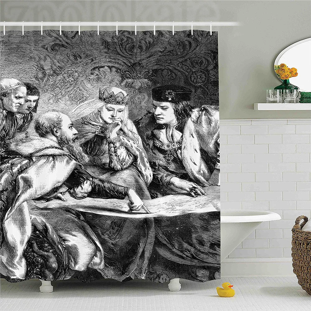 Викторианский Кристофер Коламбус на корте короля Фердинанда и королевы Изабелла