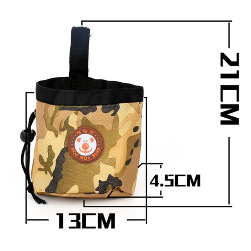 Поясная сумка для собак кошек кормления закусок карманная держатель хранения