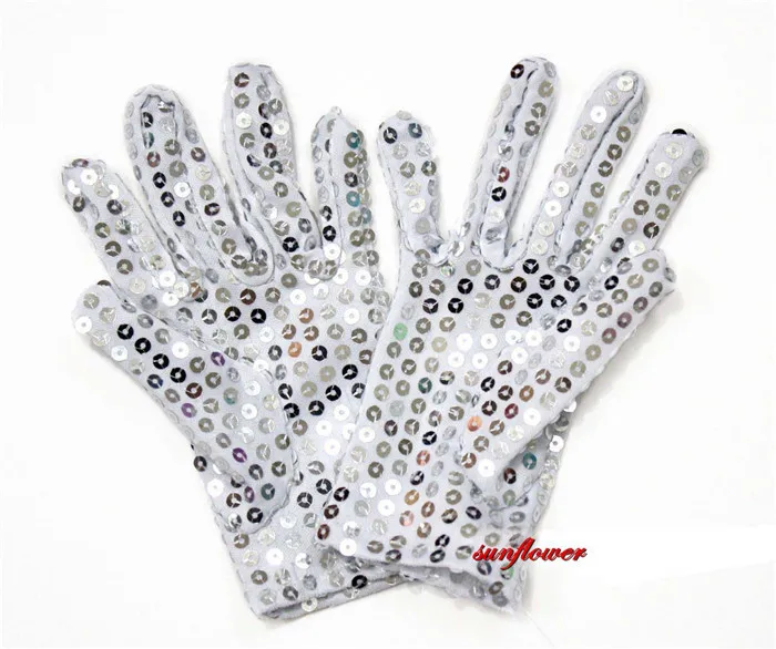 silvery gloves Шляпа с блестками для мальчиков, девочек, мужчин и женщин, перчатки с галстуком-бабочкой для костюмированной вечеринки, кепки для дня рождения, джазовые шляпы, галстуки для танцевального шоу, выступления, карнавала - Цвет: silvery gloves