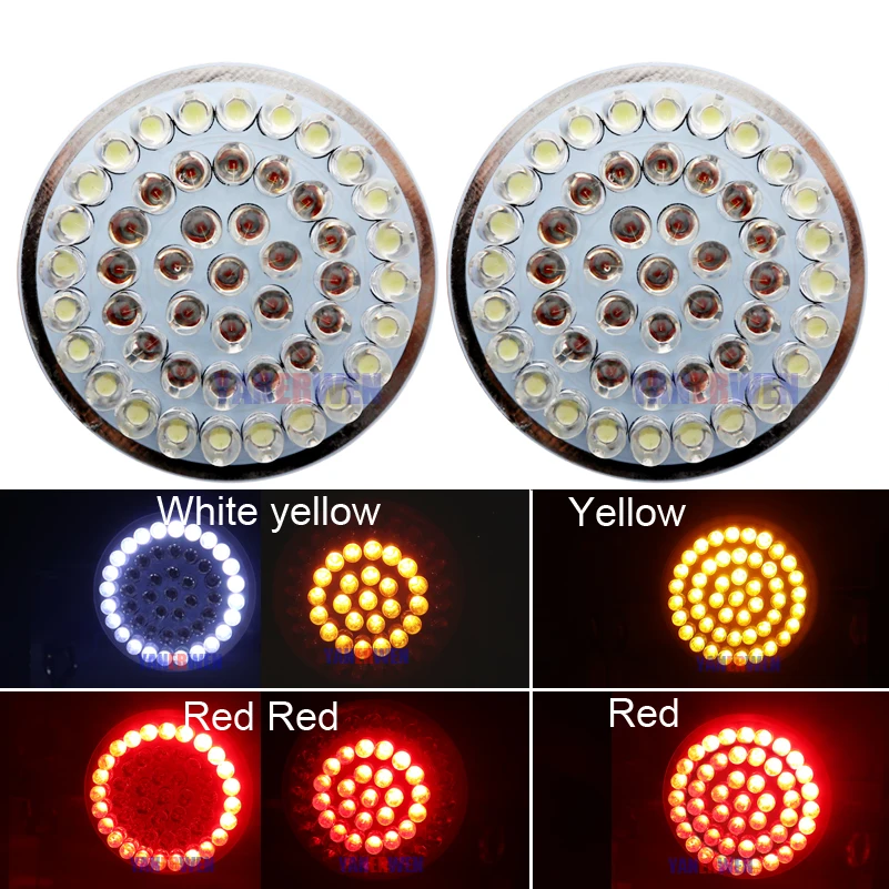 Мотоциклетная 2-Дюймовая светодиодная вставка в виде пули светосветильник
