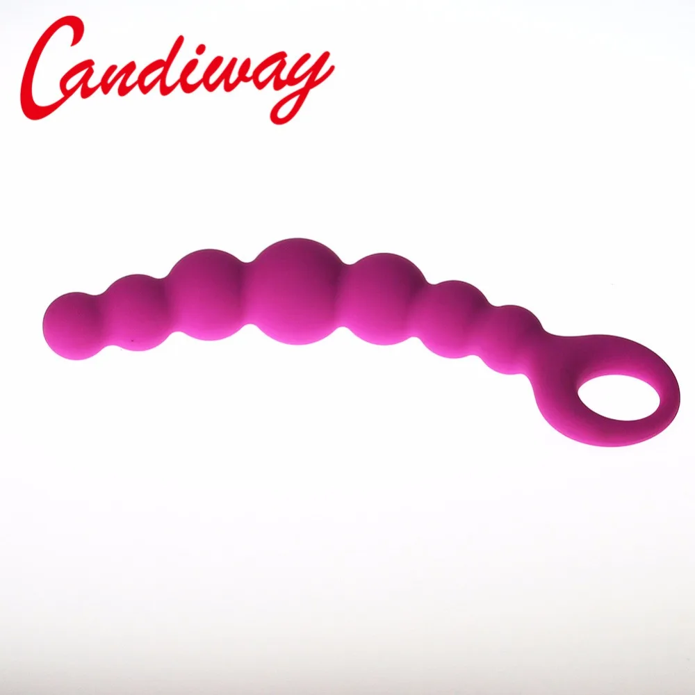 Candiway Бусины Анальная пробка игрушки для анального секса цепи дворе анальный