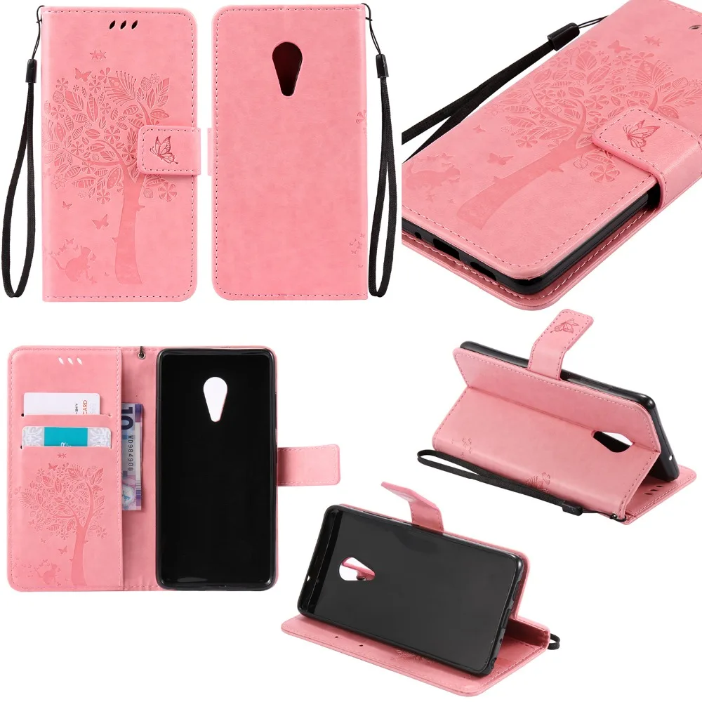 Для Lenovo zuk z2 Pro Чехол для z2pro Coque Fundas 3D Tree Cat Pattern кошелек Магнитный флип чехол