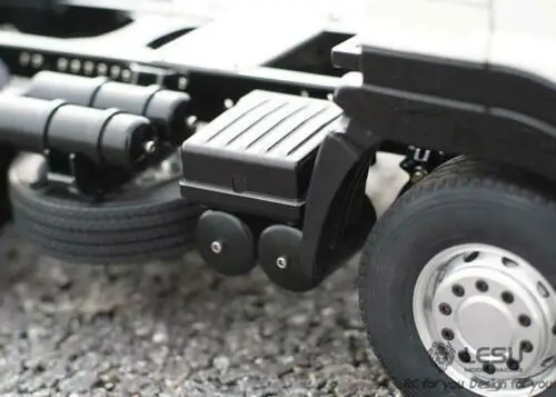 LESU 1/14 HN 700 6*4 RC трактор прицеп грузовик DIY Tmy радио Металлическое шасси THZH0197