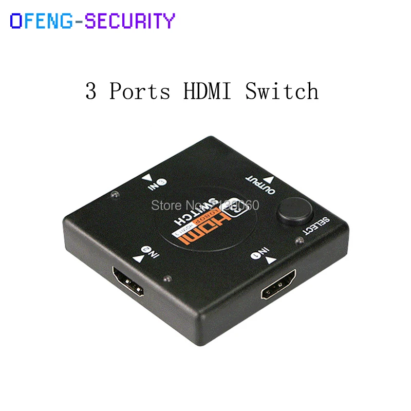 3 порта HDMI переключатель Full HD 1080P Мини HDMIv1 разделитель Vedio усилитель для DVD PS3 Xbox