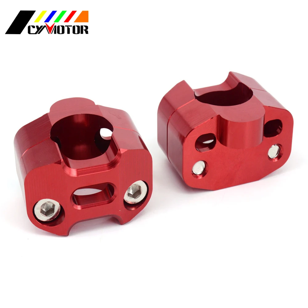 Алюминиевый зажим для руля CNC переходник 28 мм 1 1/8 дюйма HONDA SUZUKI KAWASAKI YAMAHA CRF CR YZ YZF RM RMZ