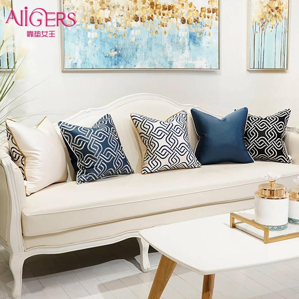 Avigers синий и красный цвета цепи Подушка Наволочка домашний декор подушки с