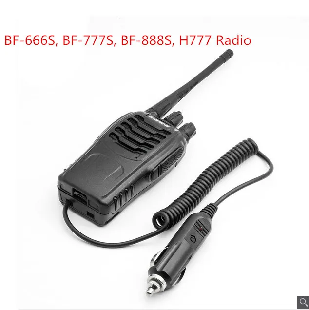 Автомобильное зарядное устройство 12 В для радиостанций baofeng BF 888 S H 777 H777 666
