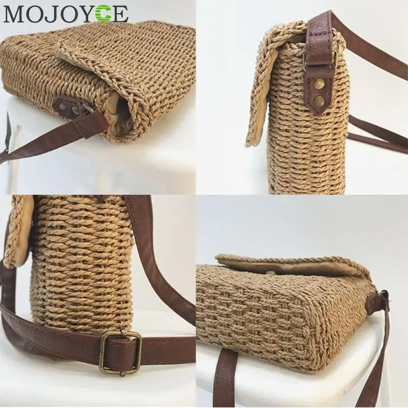 Жаркое лето бежевого и коричневого цвета женская сумка ручной работы