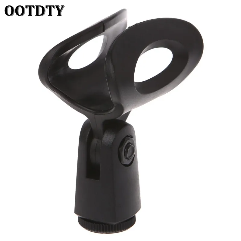 Гибкая подставка для микрофона OOTDTY аксессуар черный пластиковый зажим-держатель