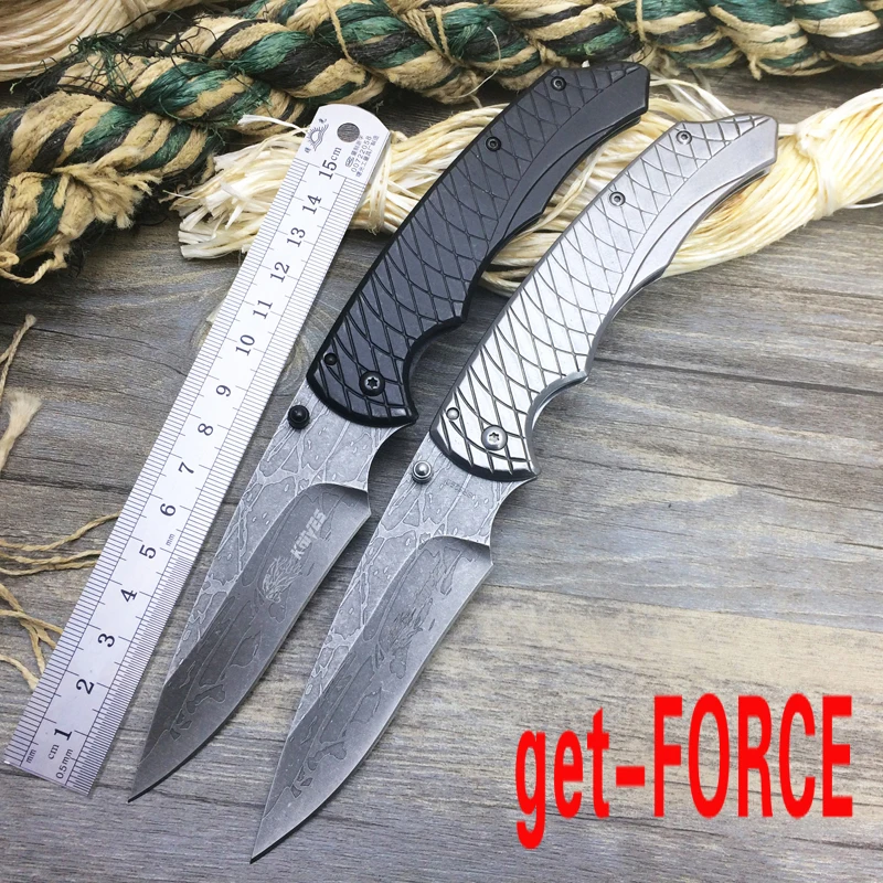Складывающийся нож get FORCE EDC 529D 440A Стальной Охотничий Тактический складной