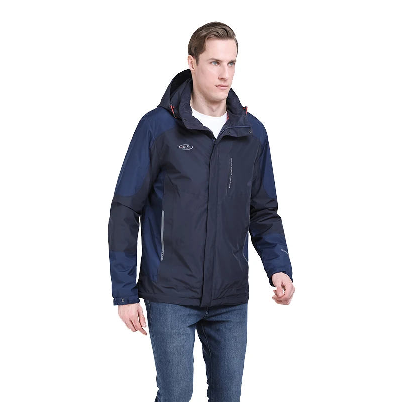 2022 Spring Men Jacket Autumn Padded Jacket Windbreaker Casual Cotton Coat Hooded Sports Windproof Jacket Trench Coat Parka Man