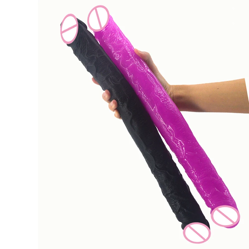 Большой размер двойной Дилдо огромная длинная заглушка большой анальный