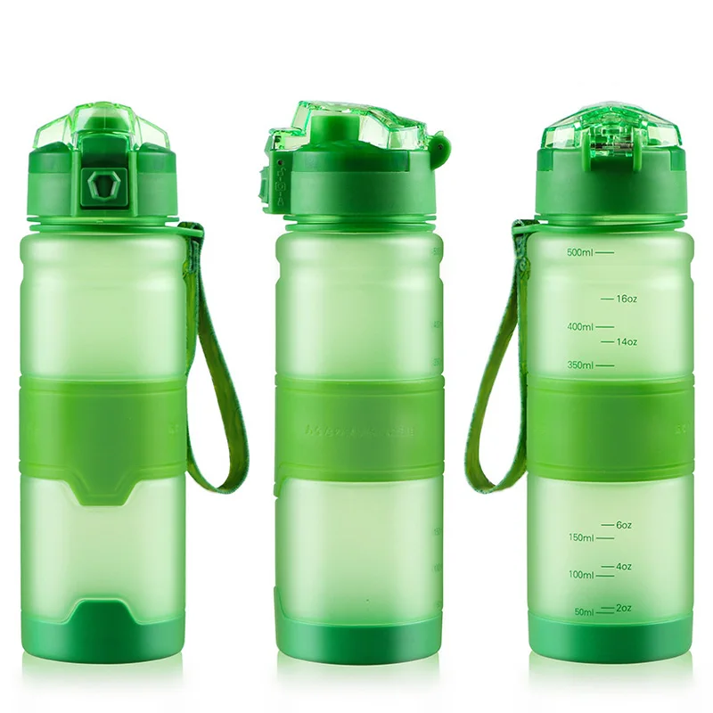 5 видов цветов 380 мл/500 мл матовая Спортивная бутылка эко пластик пространство