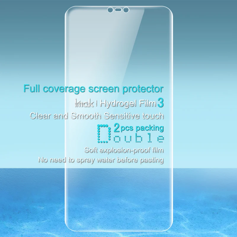 Imak Hydrogel III пленка для Nokia 7,1 Plus X71 8,1 защита экрана 2 шт полный охват передний, задний Защитный пленка не стекло