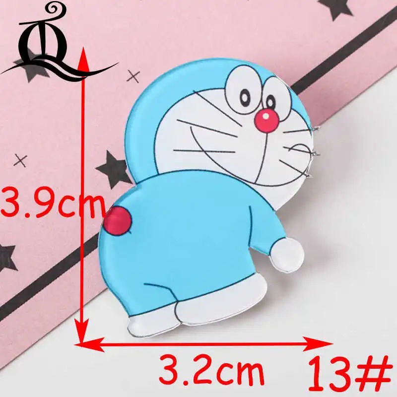 1 шт. микс Doraemon мультфильм одна штука значки на булавке Kawaii значок bacgets на рюкзак значки на одежду акриловые значки Z49 - Цвет: NO13
