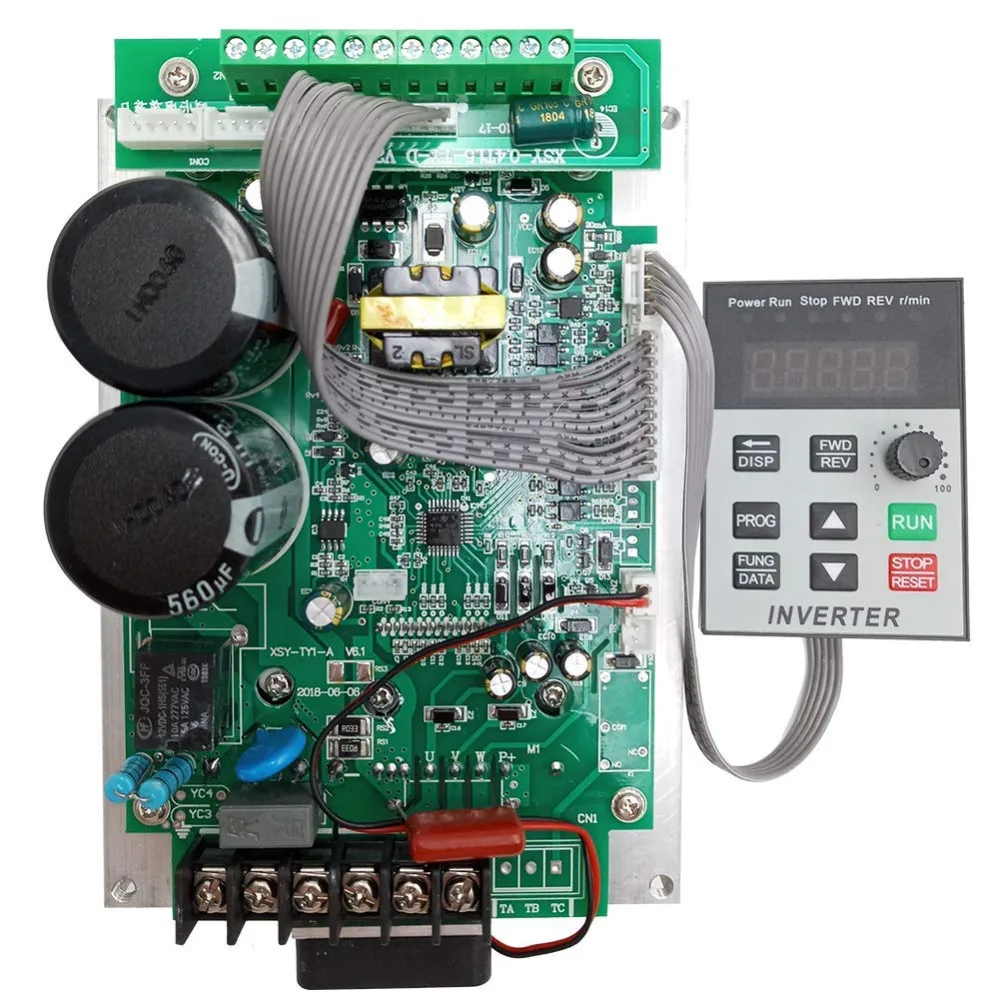 VFD 1.5kKW/2.2KW/4KW инвертор XSY-AT1 преобразователь частоты однофазный 220 В вход трехфазный мощность двигателя регулятор скорости