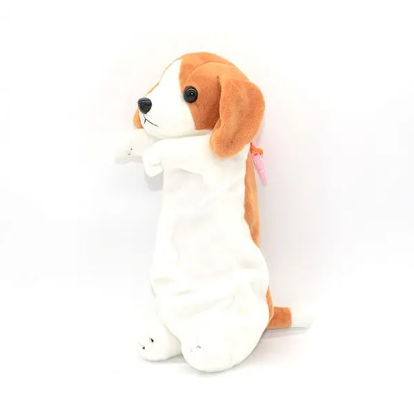 Labrador Пенал, школьные принадлежности, плюшевый пенал Escolar Box Estuches Para El Colegio Trousse Scolaire Stylo Pencilcase Cute Aniaml - Цвет: Labrador