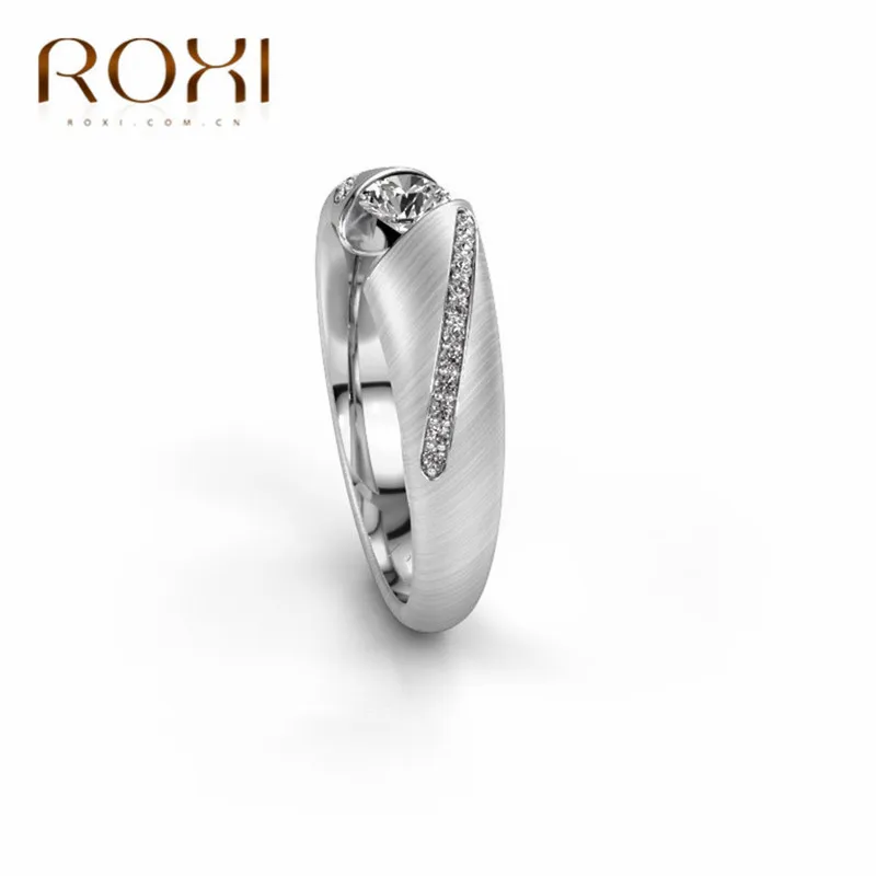 ROXI, классика, CZ, обручальное кольцо, обручальные кольца для женщин, девушек, влюбленных, вечерние ювелирные изделия, перстень с цирконом, пара колец, подарок для девочек