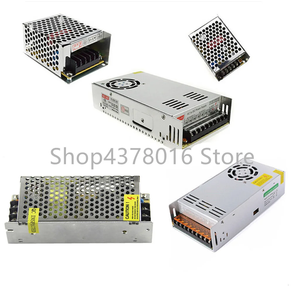 AC 110 V-220 V к DC 5V 12V 24V 1A 2A 3A 5A 10A 15A 20A 30A 50A переключатель питания Драйвер адаптер светодиодный светильник
