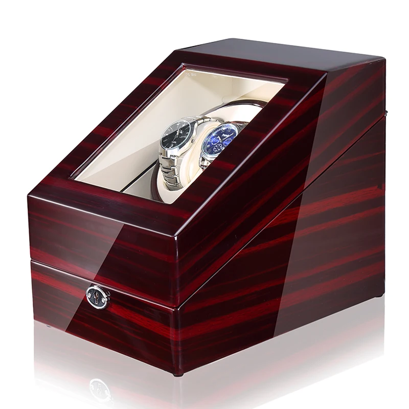 

Time partner Luxury Wooden watch winder motor box automatic watch winding