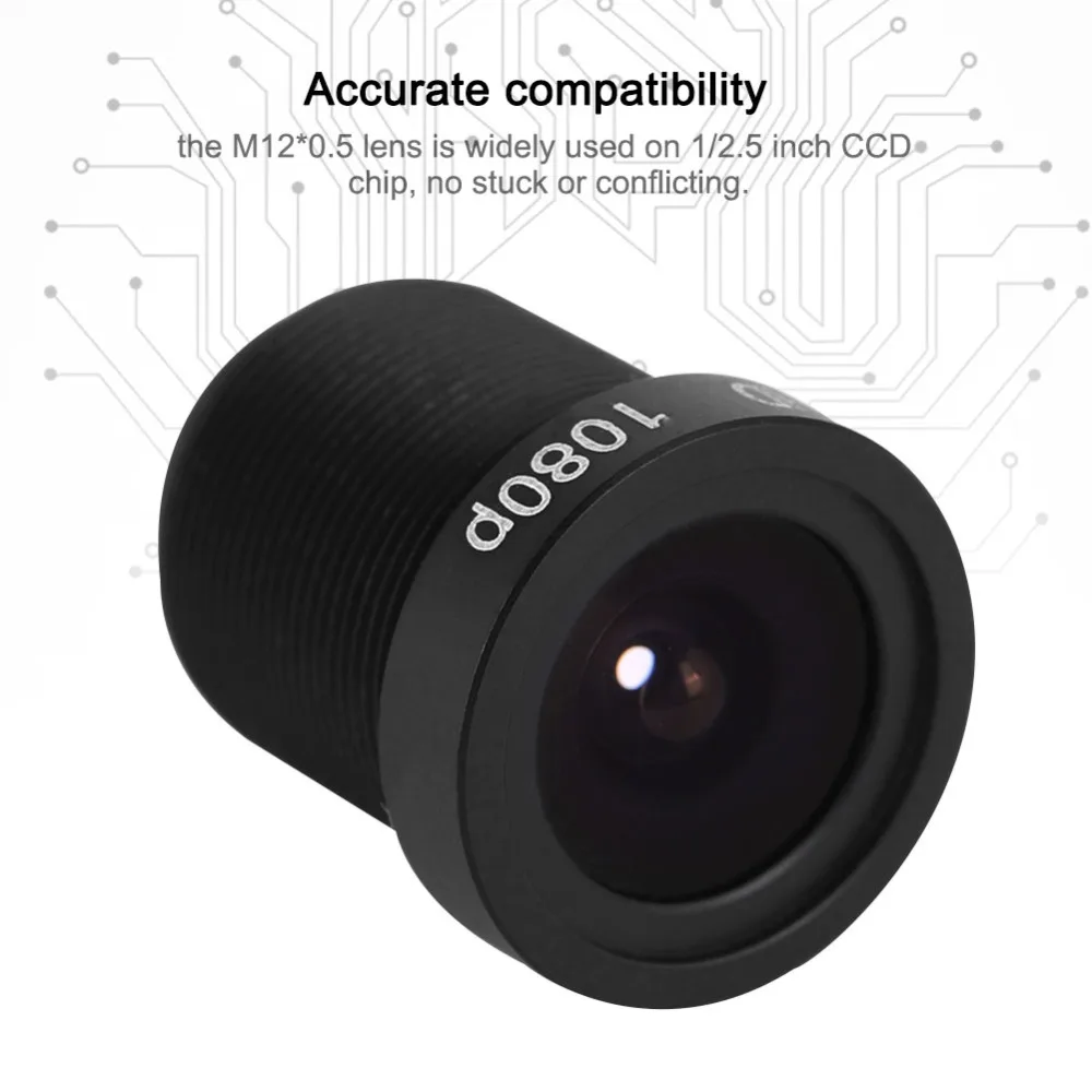 1080P объектив 2,8 мм CCTV камера безопасности объектив M12 2,0 Megpaixel Aperture F1.8, 1/2. " формат изображения Объектив Камеры видеонаблюдения HD