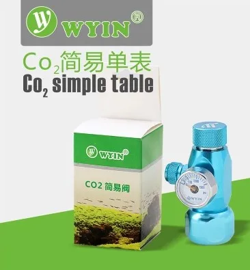 Аквариум WYIN CO2 регулятор с обратным клапаном счетчик пузырьков Магнитный Соленоидный клапан 110 V/220 V - Цвет: random color
