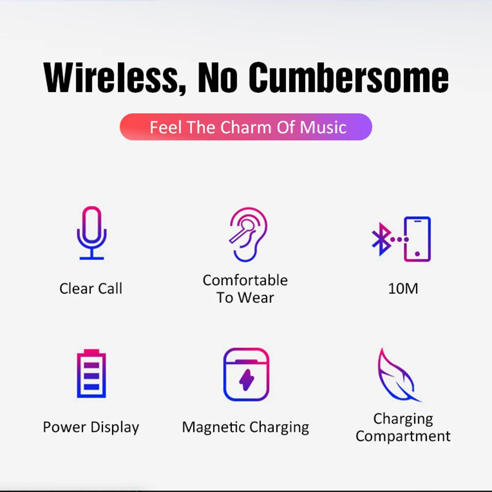 Оригинальные i12 TWS i12 беспроводные наушники Bluetooth наушники с сенсорным управлением и 3D стерео наушники для iPhone x samsung