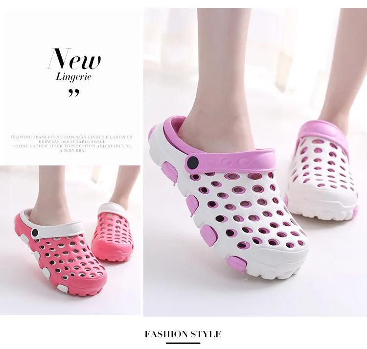 Sapato feminino Eva Real/Новинка года; дышащие сандалии; садовая обувь; легкие женские сабо; сезон весна-лето
