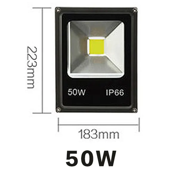 Floodlight 50W 220V Светодиодный прожектор Водонепроницаемый IP66 IP6510W 20 Вт 30 Вт 50 Вт отражатель лампа Smart IC 220 В светодиодный наружный прожектор - Испускаемый цвет: Floodlight 50W 220V