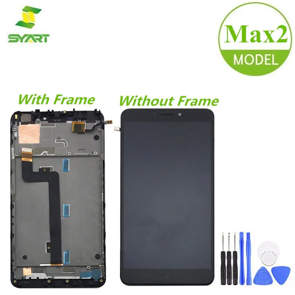 Для Xiaomi Mi Max 2 ЖК-дисплей сенсорный экран дигитайзер для сборки 100% тестирование +