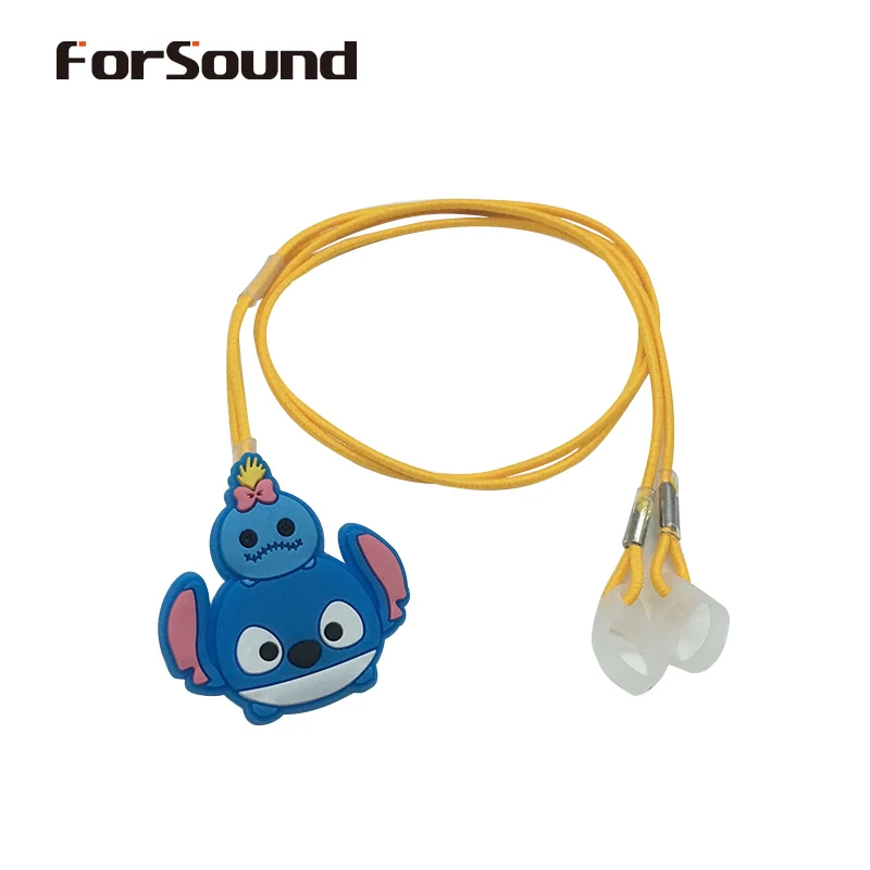 Детский бинауральный зажим для слухового аппарата предотвращения падения и