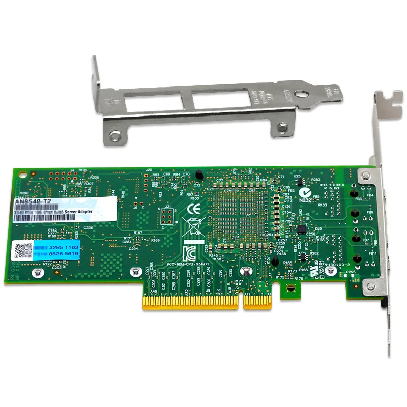 2 Порты 10 ГБ gigabit Ethernet сетевой адаптер платы NIC 10000 Мбит pci e x8 x16|nic card|ethernet network adapterpci-e
