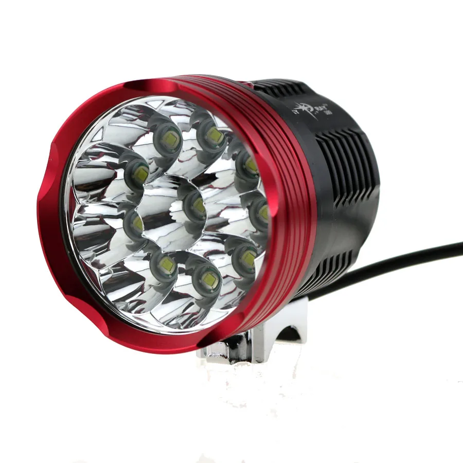 8,4 в 20000 люмен 10T6 велосипедный светодиодный светильник bicicleta 10x CREE XM-L T6 светодиодный велосипедный светильник для горного велосипеда 3 режима переключения